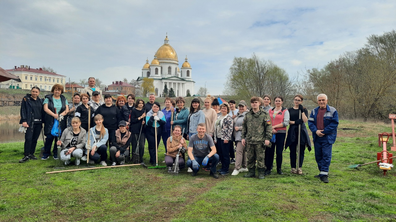 В Моршанске продолжаются субботники.